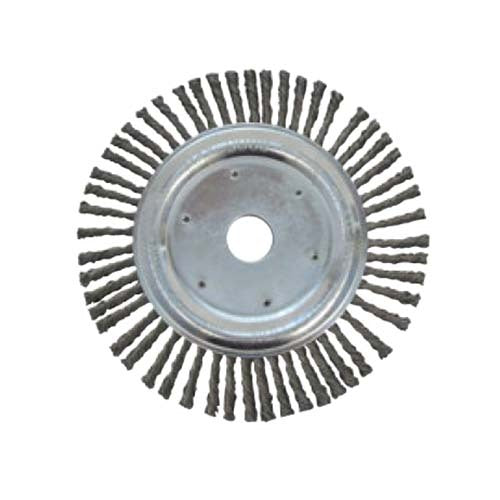 Flexovit Wire Brush Wheel Pipeline Twist Knot Steel 125 x 6 x 22 mm1
