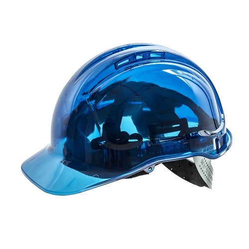 Frontier Clearview Hard Hat Blue, One Size Fits All
