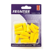 Frontier  Disposable Foam Ear Plugs, Yellow Uncorded, Class 5 - Pack of 101