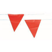 Frontier Essentials Hi Vis Bunting Flag Orange 30m - Pack of 2 - AIMS Industrial Supplies