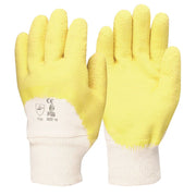 Frontier Glass Gripper Latex Gloves, Yellow, XL - Pack of 121