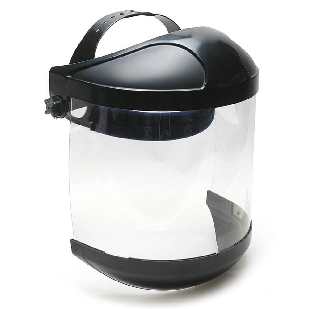 Frontier High-Impact Face Shield, Clear -One Size Fits All - AIMS Industrial Supplies