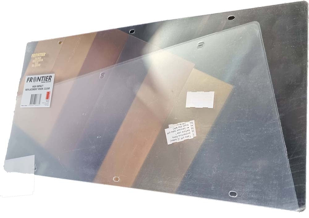 Frontier High-Impact Face Shield Replacement Clear, One Size Fits All2