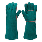 Frontier Leftie Welder Aramid Gauntlet Gloves, Green - Pack of 12 - AIMS Industrial Supplies