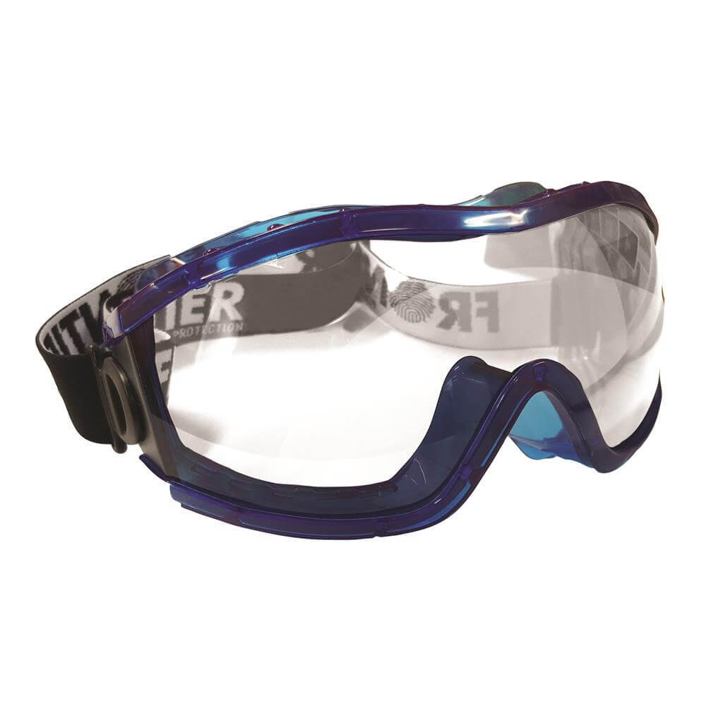 Frontier Marathon Vented Chemical Splash Resistant Goggle, Clear - Pack of 61