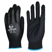 Frontier Nitrile Sand Gloves, Black XL - Pack of 12 - AIMS Industrial Supplies