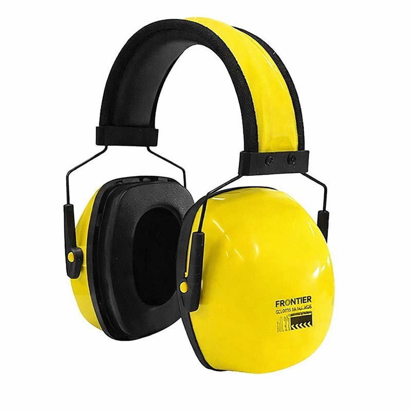 Frontier Overhead Earmuff, Yellow -Class 5 - AIMS Industrial Supplies