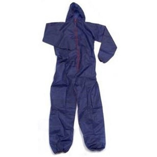 Frontier Polypropylene Breathable Cool Coverall, Blue, Large - Pack of 5 - AIMS Industrial Supplies