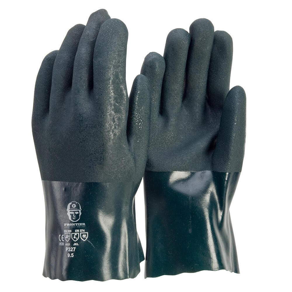 Frontier PVC 35cm Glove Green - AIMS Industrial Supplies