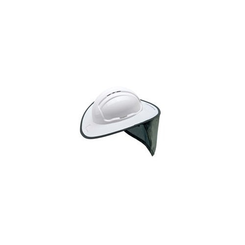 FRONTIER Snap Brim White/ Green for Sureguard Hard Hat, White/ Grey -Frontier2
