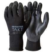 Frontier Takt Micro Foam Nitrile Glove Black - AIMS Industrial Supplies