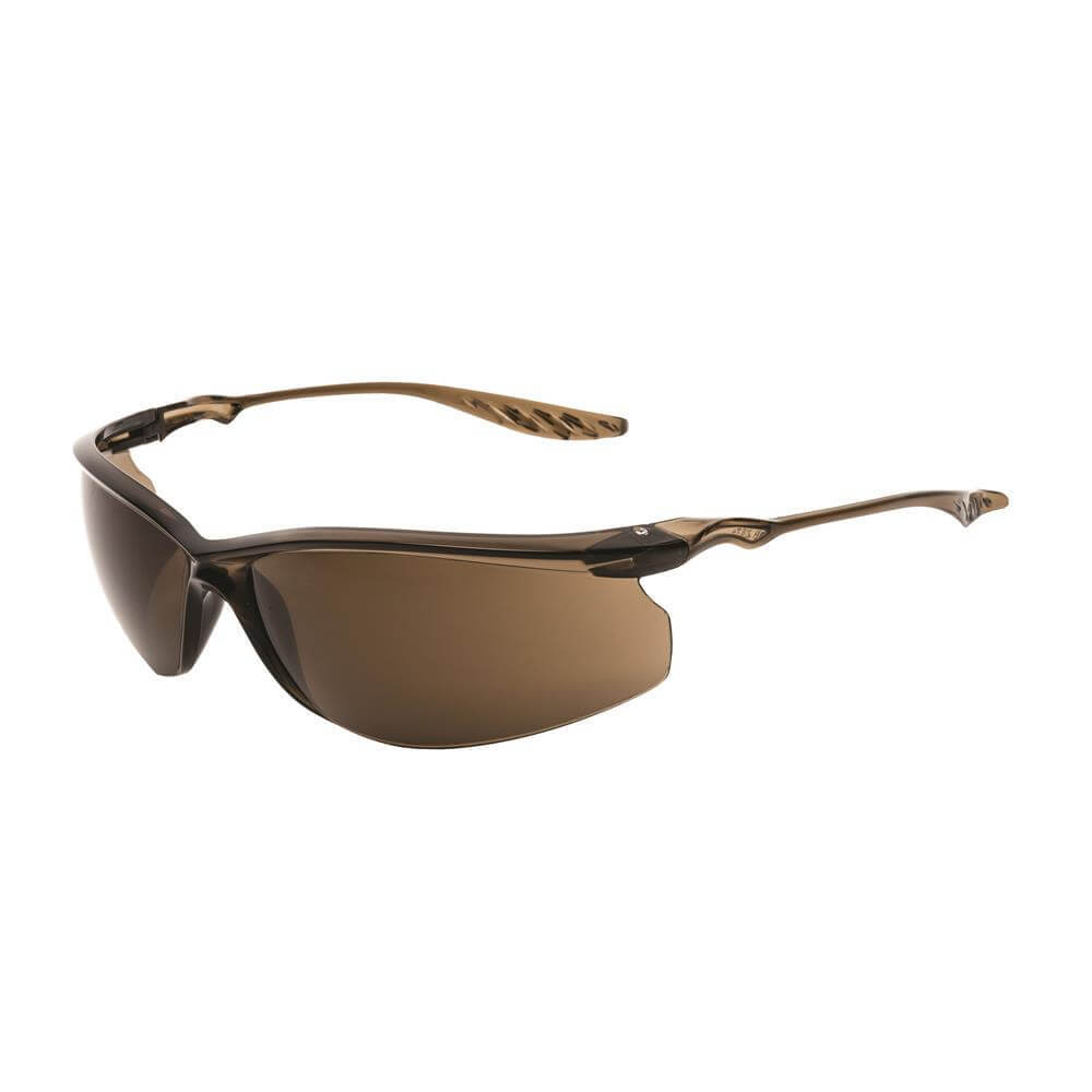 Frontier X-Caliber Polycarbonate Safety Spectacle, Brown - Pack of 121