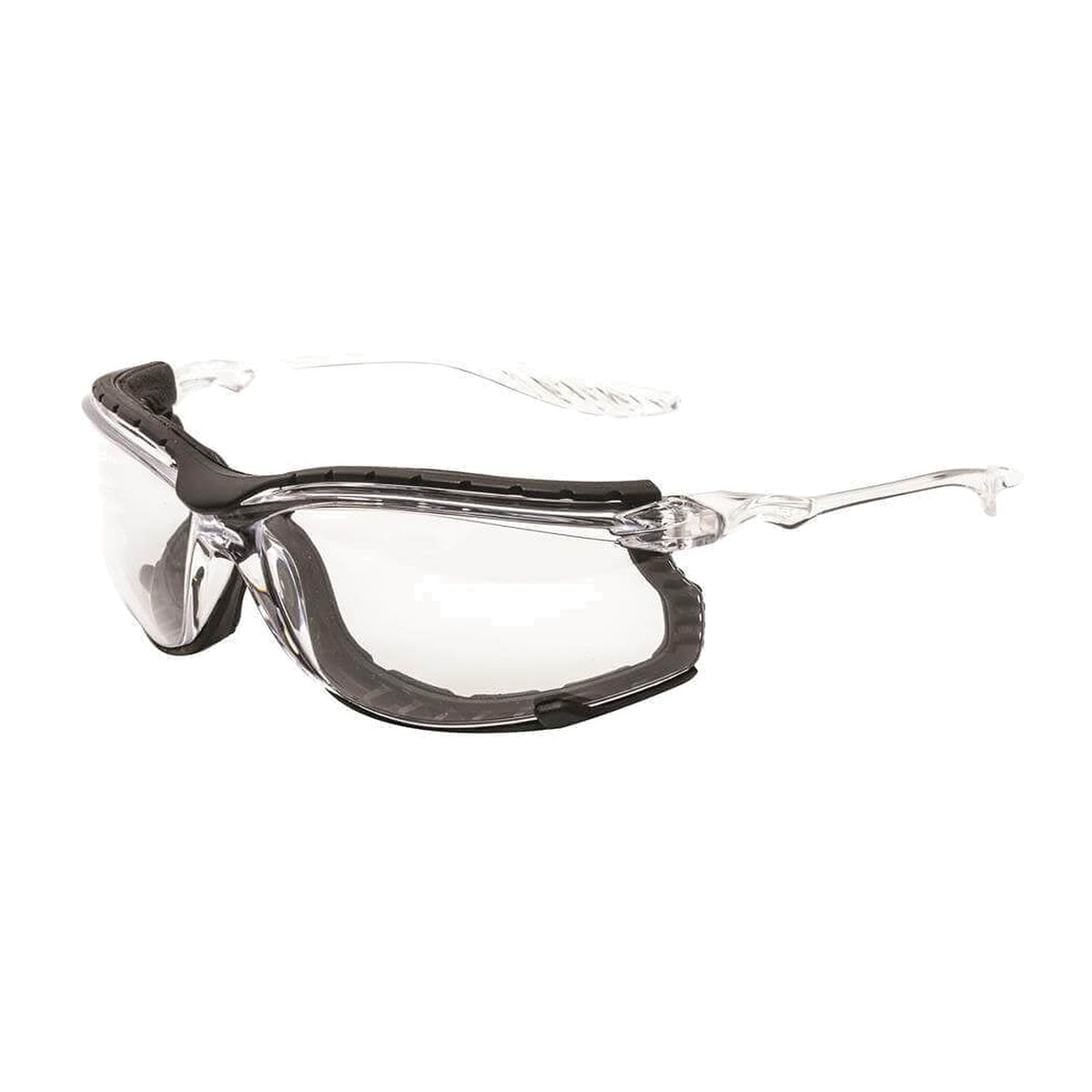 Frontier X-Caliber Polycarbonate Safety Spectacle w/ Dust Guard, Clear - Pack of 12
