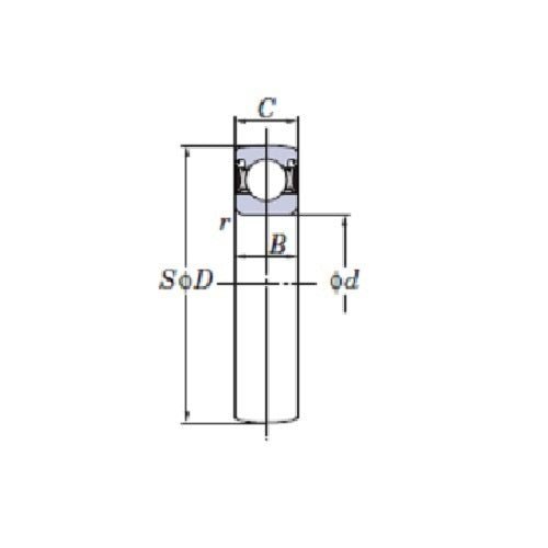 FYH Metric Ball Bearing Inserts SC200 Series - AIMS Industrial Supplies