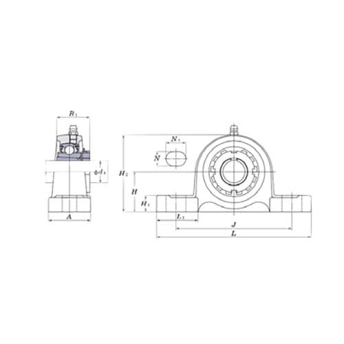 FYH Pillow Block Bearing Housing - P300 Series2