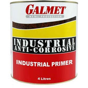 Galmet® Industrial Primer Red Oxide Anti-Corrosive Primer 4L - AIMS Industrial Supplies