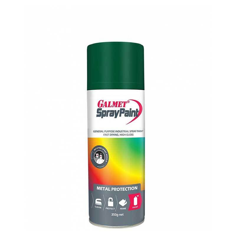 Galmet® Spray Paint Enamel 350g, Brunswick Green Gloss