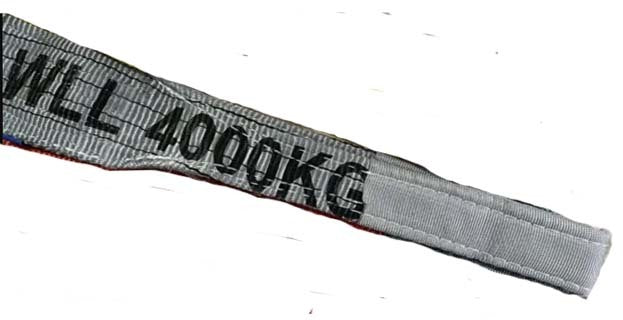 Garrick Flat Webbing Sling 3m x 4000kg (4Tonne) WLL Grey