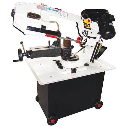 Garrick Herbert BS8SW Bandsaw (Swivel Head) 205 x 215mm - 1 Phase (8") - AIMS Industrial Supplies