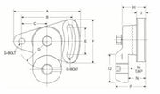 Gates 20-IDL-BRAK (7720-1020) Idler Bracket - AIMS Industrial Supplies