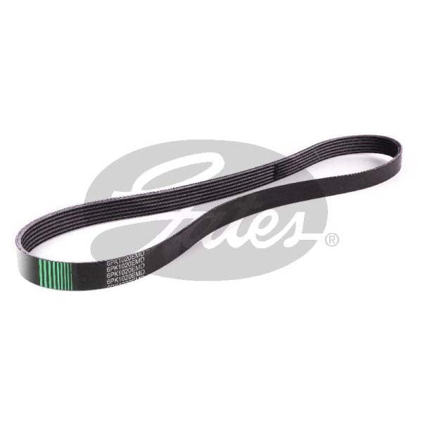 Gates 6PK803EMD Automotive Micro-V Belt (Start-Stop) - 6 Ribs (8653-10704)