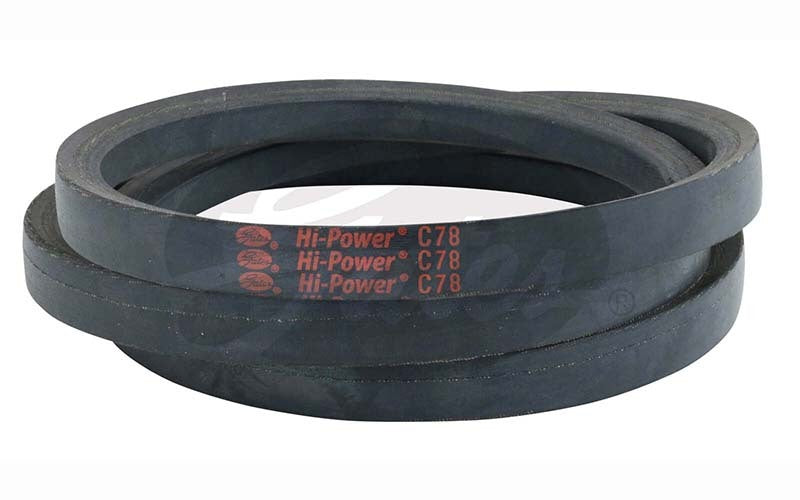 Gates C78 Hi-Power II Classical Wrapped V Belt C Section (9004-6078)1