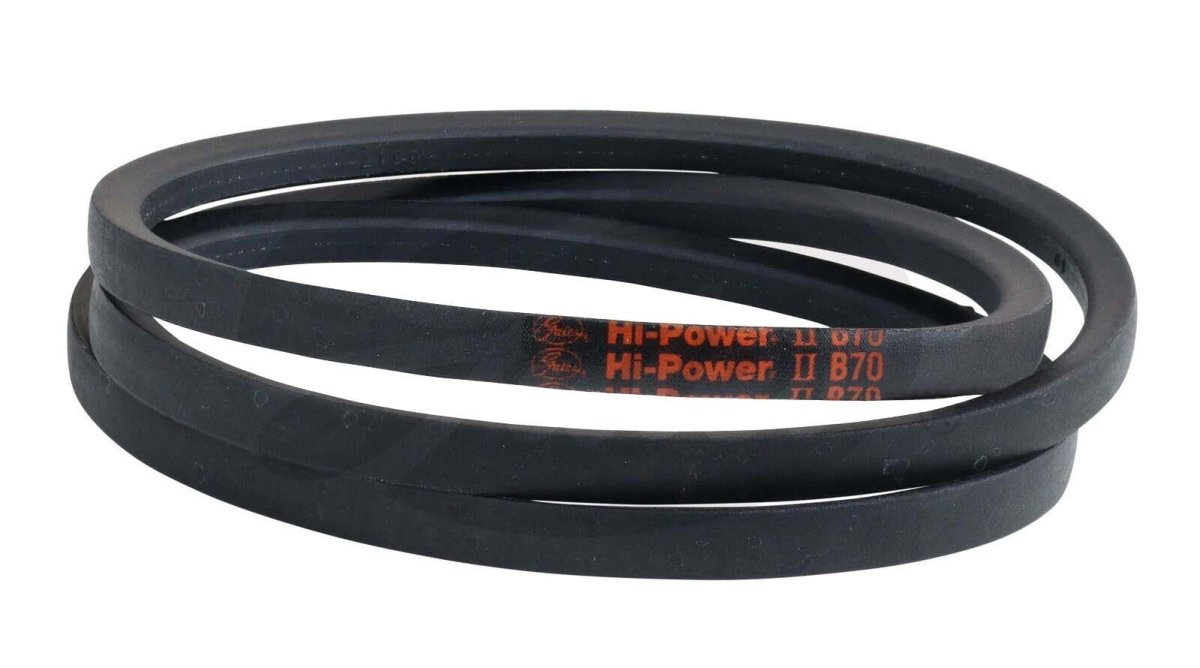 Gates Hi - Power II Classical Wrapped V Belt - B Section - AIMS Industrial Supplies