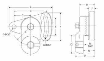 Gates NP-10-IDLR-BRACKET (7720-1011) Idler Bracket1