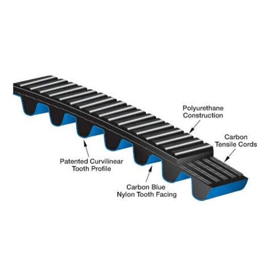 Gates Poly Chain GT Carbon Belt - 8MGT Section - AIMS Industrial Supplies