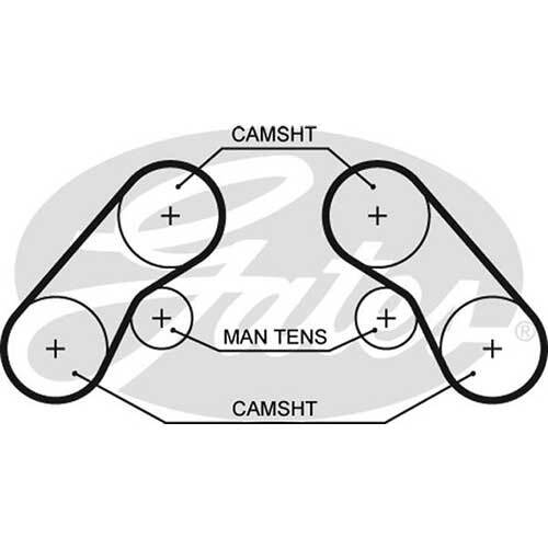 Gates Powergrip Automotive Timing Belt (22mm) - AIMS Industrial Supplies
