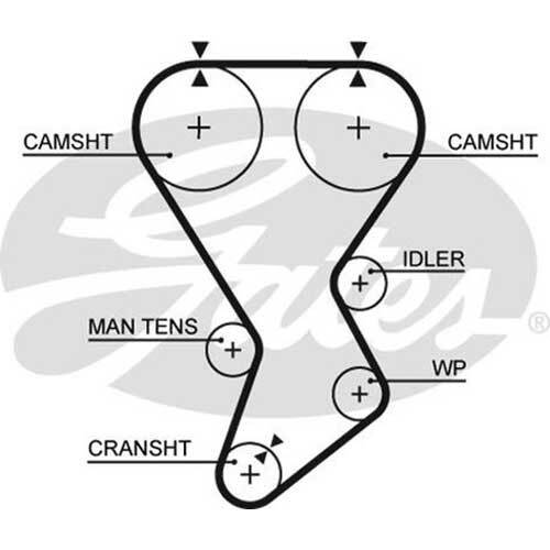 Gates Powergrip Automotive Timing Belt (29mm)2