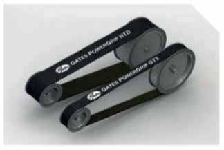 Gates PowerGrip GT3 Timing Belt - 14MGT Section - AIMS Industrial Supplies