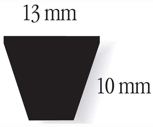 Gates SPA1320 Super HC Wrapped Narrow Cross Section V-Belt (9333-01320) - AIMS Industrial Supplies