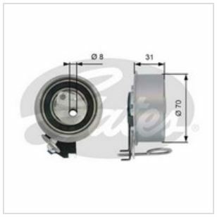 Gates T43135 Powergrip Timing Belt Tensioner1