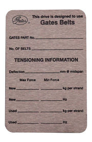 Gates Tension (496-1997) Plate - AIMS Industrial Supplies