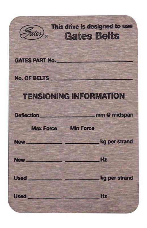 Gates Tension (496-1997) Plate - AIMS Industrial Supplies