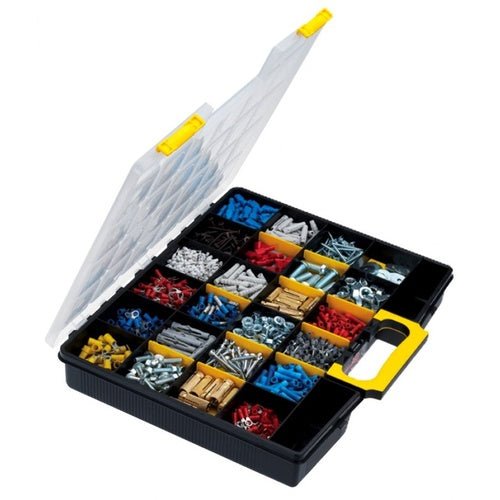 GDM Small Parts Container 24 Compartment Single Sided - AIMS Industrial Supplies