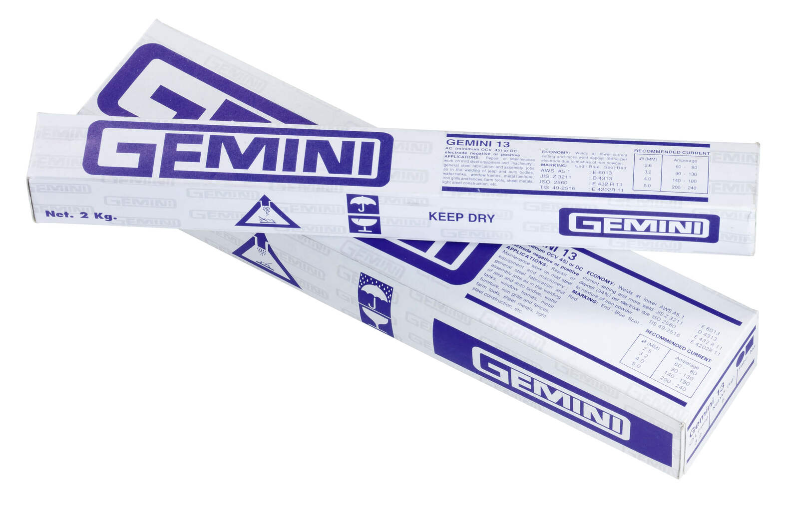 Gemini 13 General Purpose Electrodes 3.2mm 5kg Packet 100031