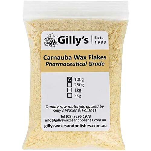 Gilly Carnauba Wax Flakes 100G - AIMS Industrial Supplies