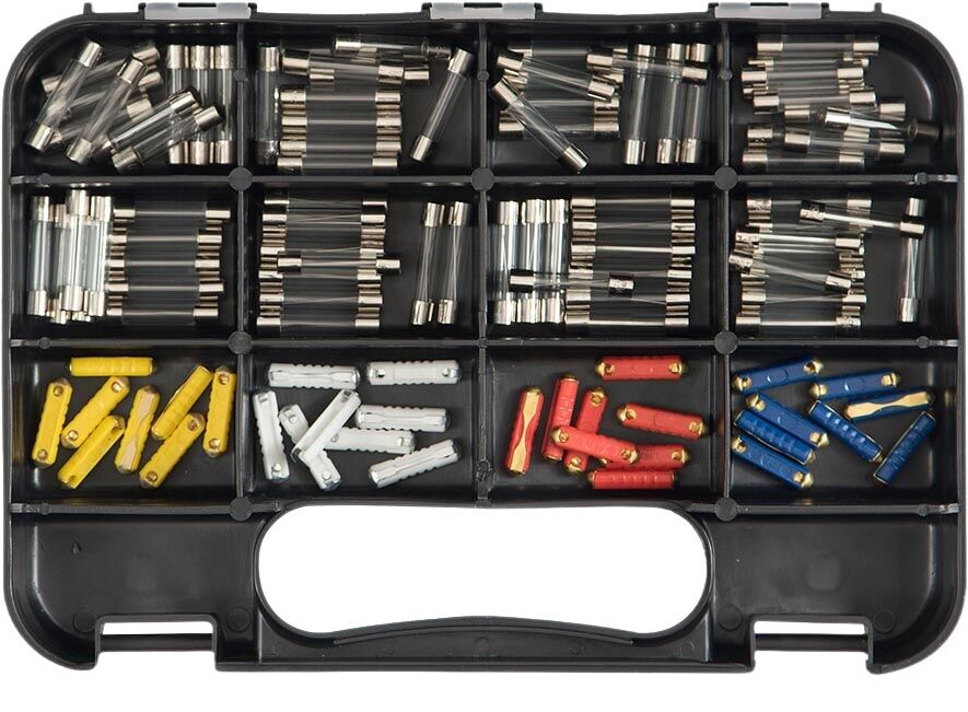 GJ Works Glass & Ceramic Fuses Kit, 112 Pieces - GKA112 - AIMS Industrial Supplies