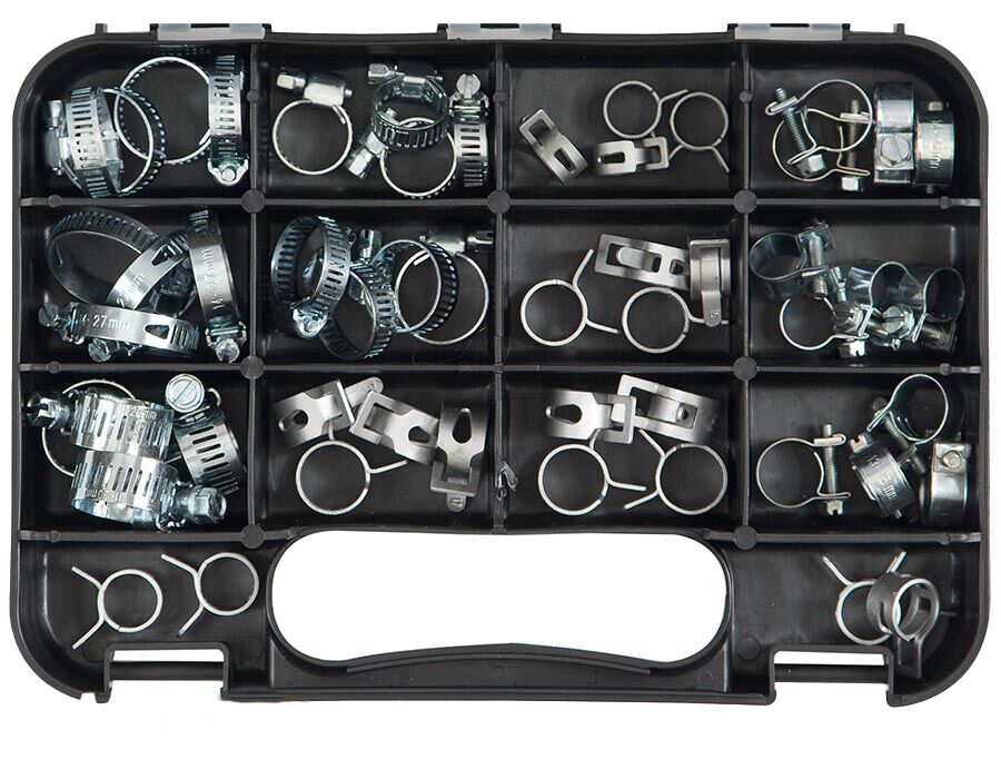 GJ Works Hose Clip Kit, 52 Pieces - GKA52 - AIMS Industrial Supplies