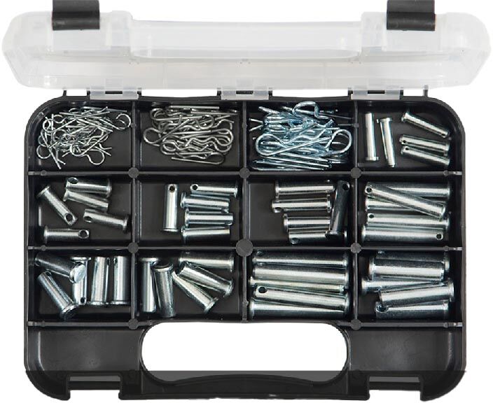 GJ Works Imperial Clevis Pin Kit, 105 Pieces - GKA105 - AIMS Industrial Supplies