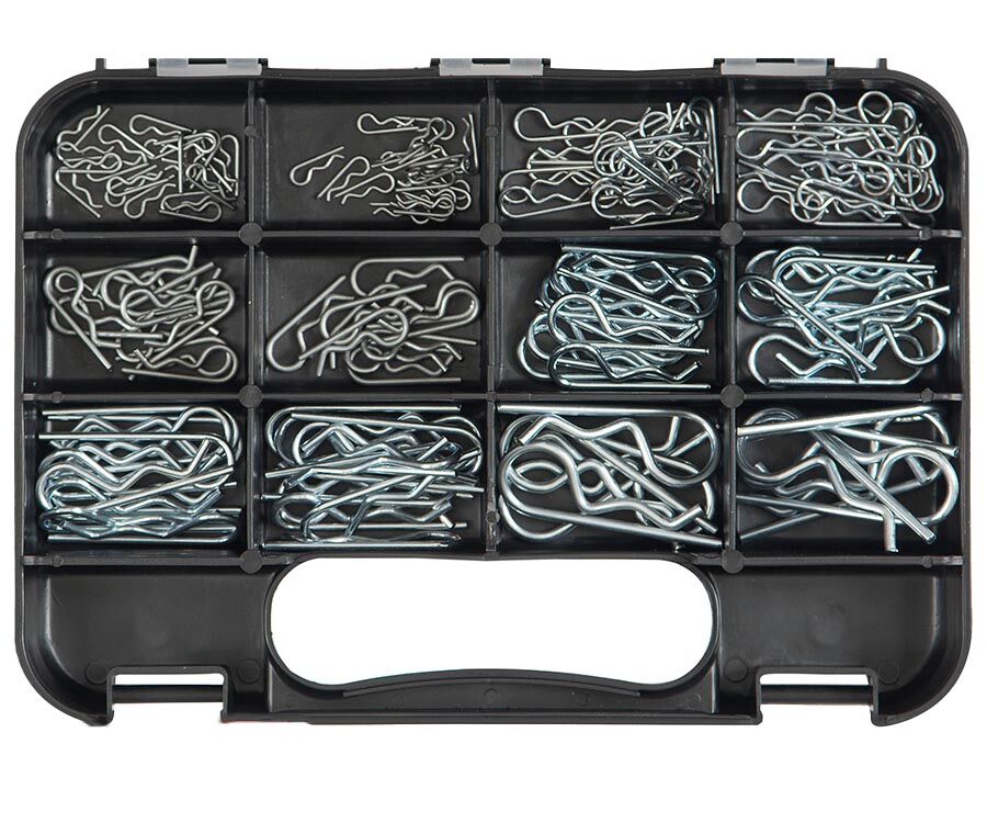 GJ Works Imperial R-Clip Kit, 150 Pieces - GKA1501