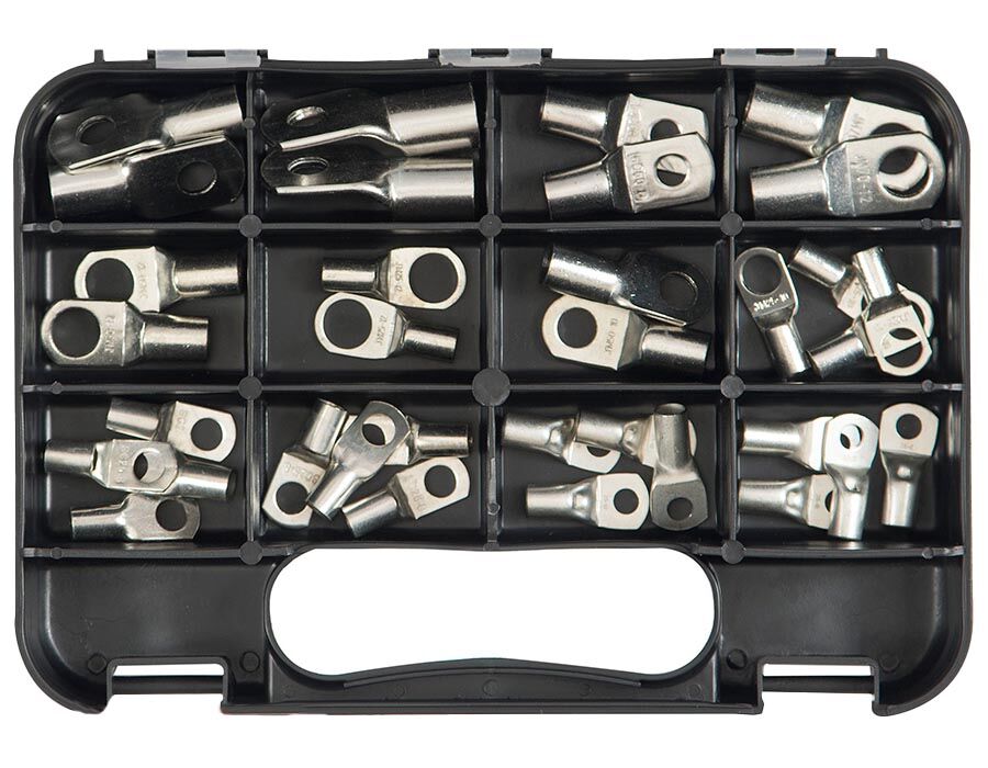 GJ Works Metric Cable Lug Kit, 34 Pieces - GKA34 - AIMS Industrial Supplies
