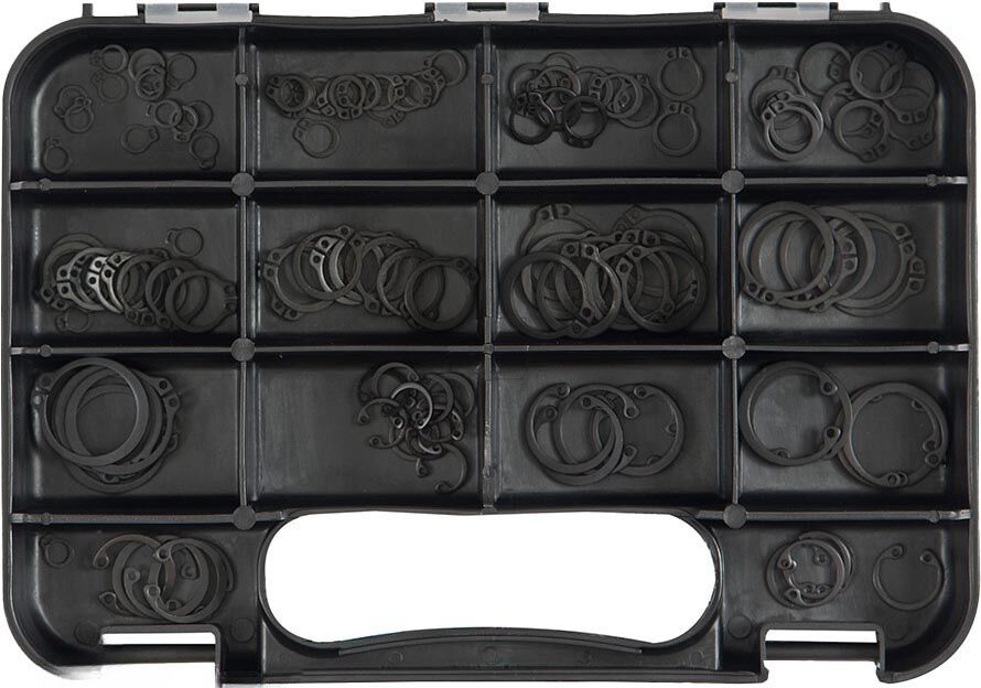GJ Works Metric Internal & External Circlip Kit, 120 Pieces - GKA110 - AIMS Industrial Supplies