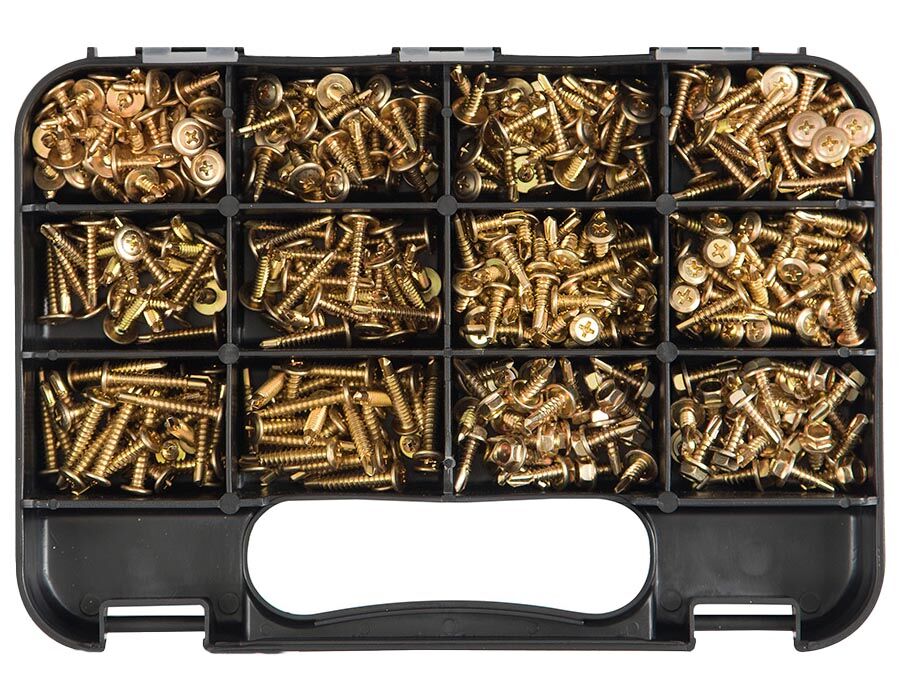 GJ Works Metric Self - Drilling Screw, 460 Pieces - GKA460 - AIMS Industrial Supplies