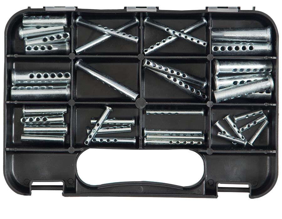 GJ Works Multi - Hole Clevis Pin Kit, 38 Pieces - GKA38 - AIMS Industrial Supplies
