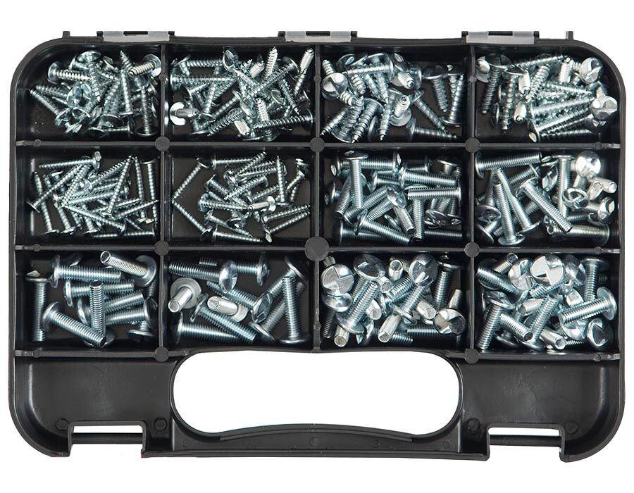 GJ Works One - Way Screw Kit, 220 Pieces - GKA220 - AIMS Industrial Supplies