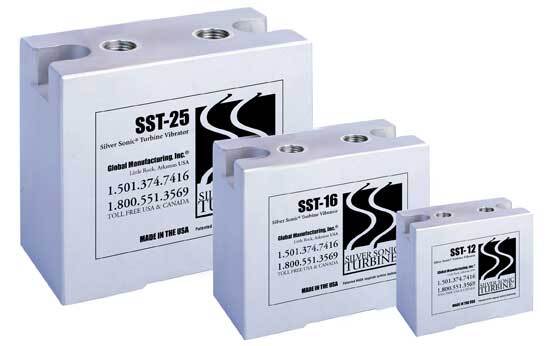 Global Manufacturing Silver Sonic Turbine Vibrators (SST Series) - AIMS Industrial Supplies
