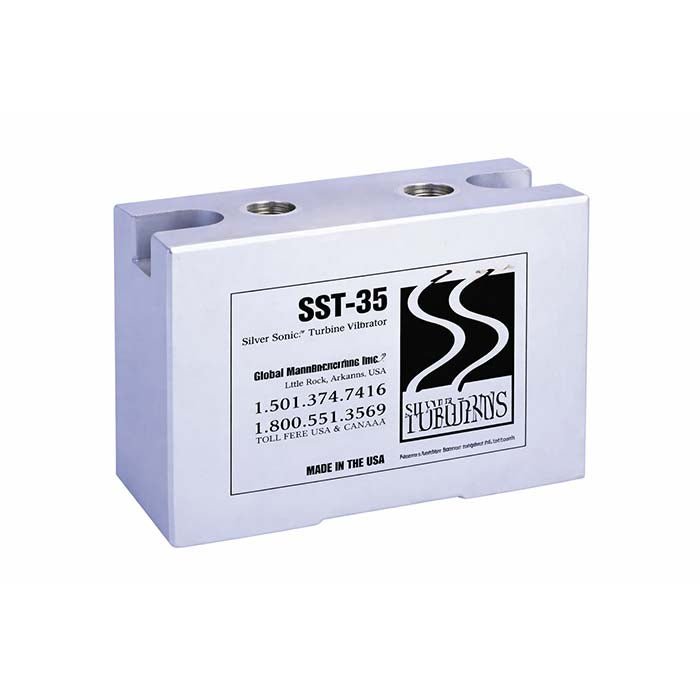 Global Manufacturing Silver Sonic Turbine Vibrators (SST Series) - AIMS Industrial Supplies
